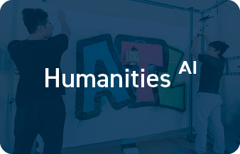 Humanities to the power of AI graphic